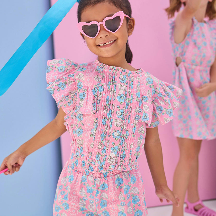 Annie Top - Spring Marguerite Floral