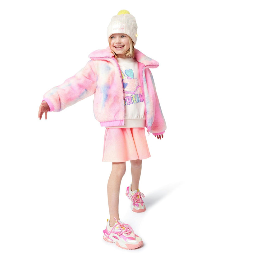 Fluffy fleece coat