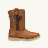 Elephantito Woven Boot | Brown Leather