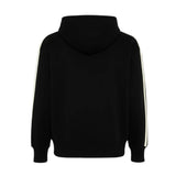 Black Mini Track Hoodie