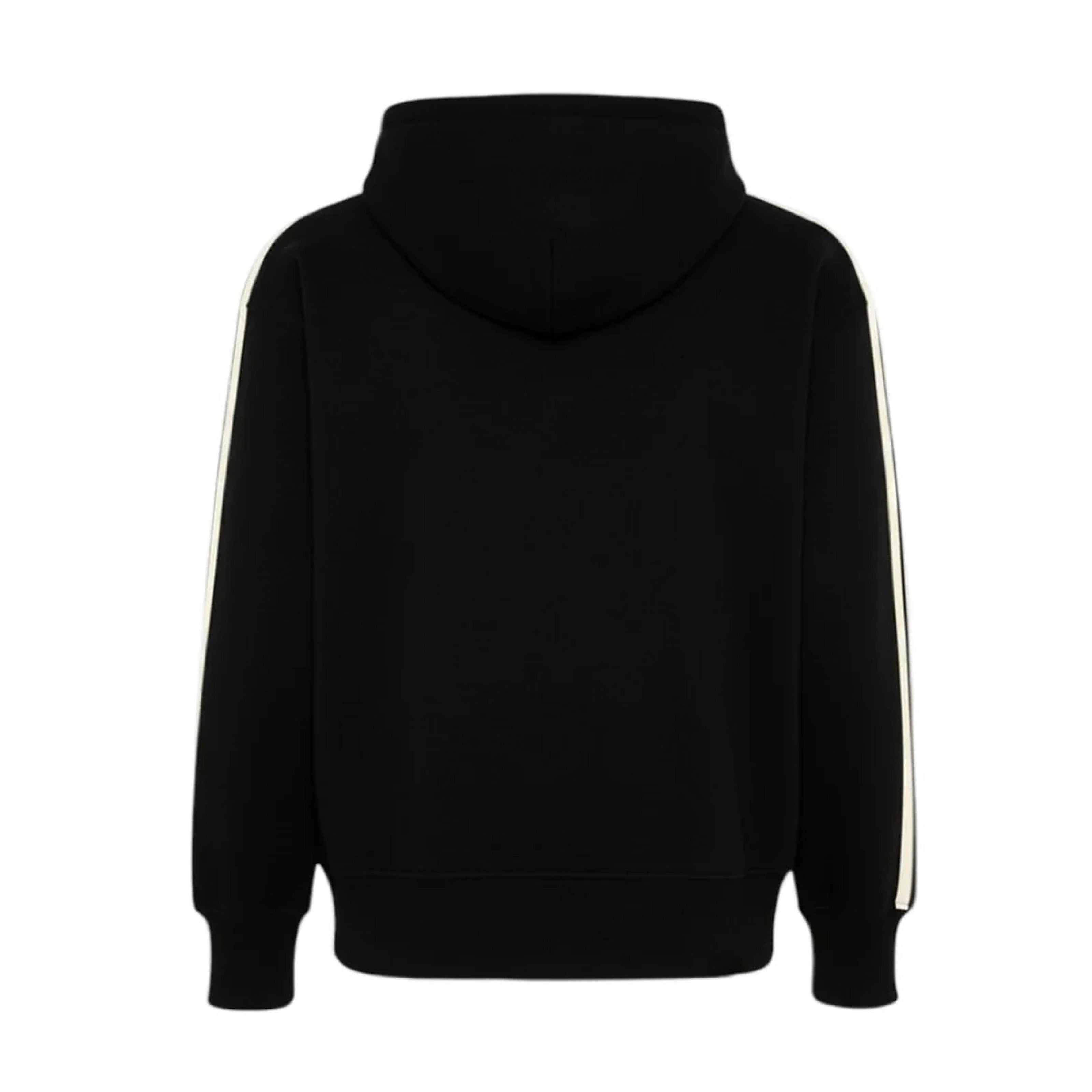 Black Mini Track Hoodie
