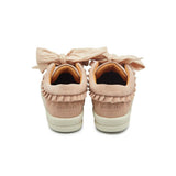 Lexley Sneakers | Coral Betting Leather