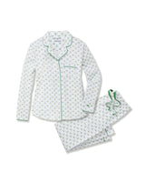 Women's Twill Pajama Set in Fairway Stripe