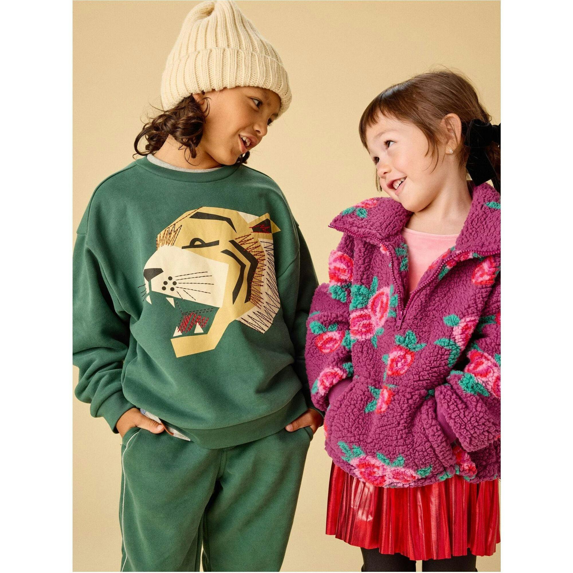 Embroidered Popover, Green