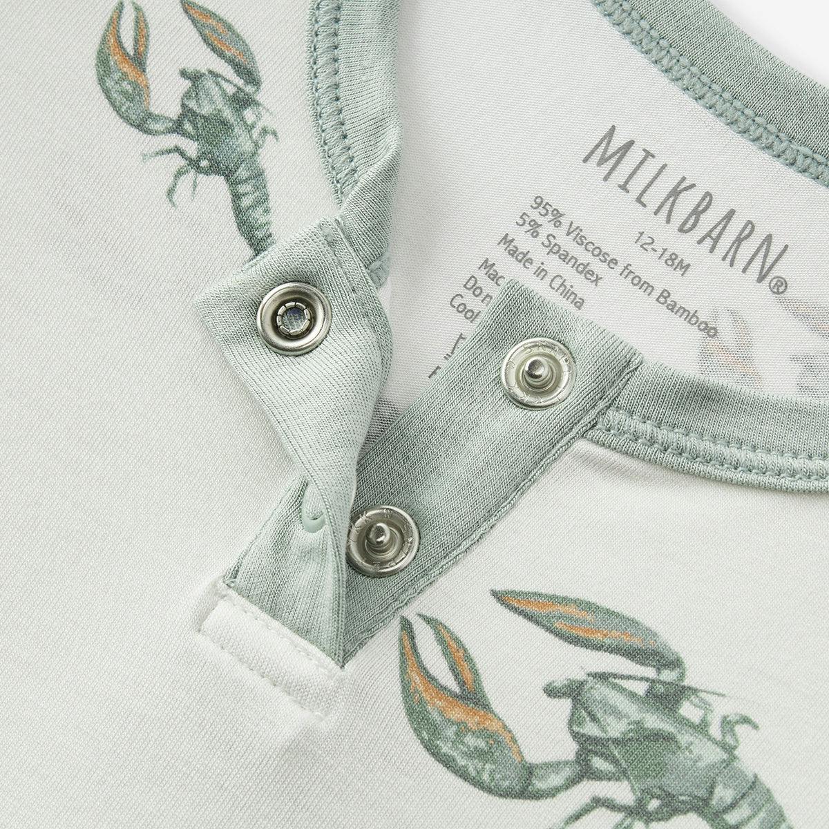 Mint Lobster Luxe Stretch Shortall