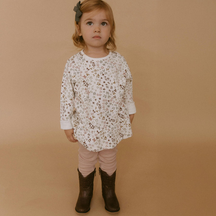 Organic Peplum Top & Leggings Set