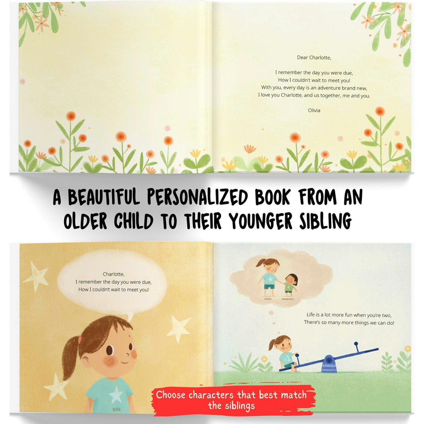 My Younger Sibling and Me: Besties Forever! (Personalized Book from an Older to a Younger Sibling)