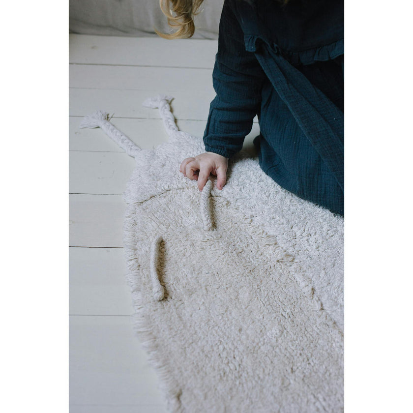 Washable Animal Rug Snail