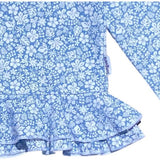 Reese 2-Piece Long Sleeve Peplum Top & Bottom Swimwear