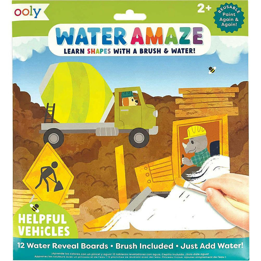 Water Amaze Water Reveal Boards - Helpful Vehicles
