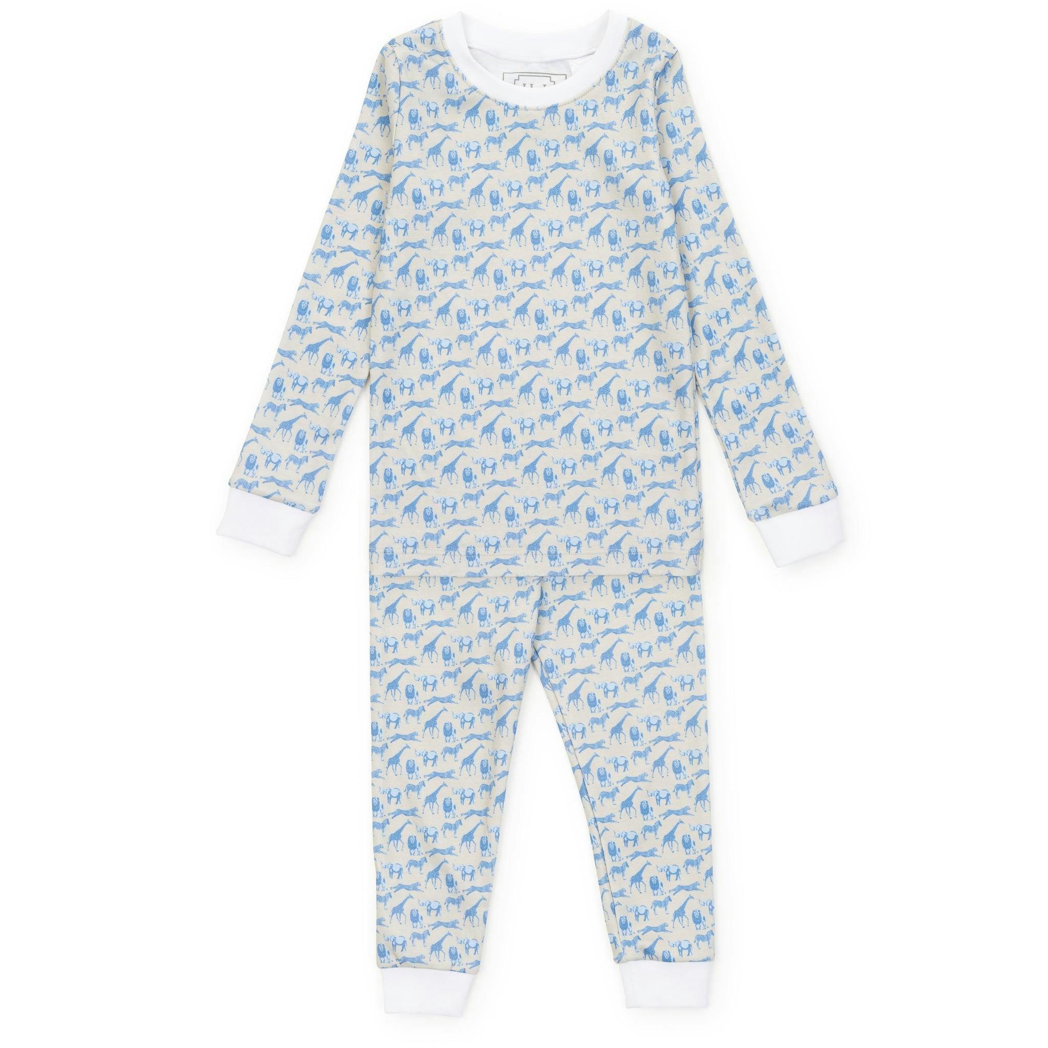 Grayson Boys' Pajama Pant Set - Blue Savanna Safari