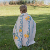 Monogrammed Ducky Baby Blanket