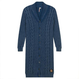 Cable Knit Long Cardigan