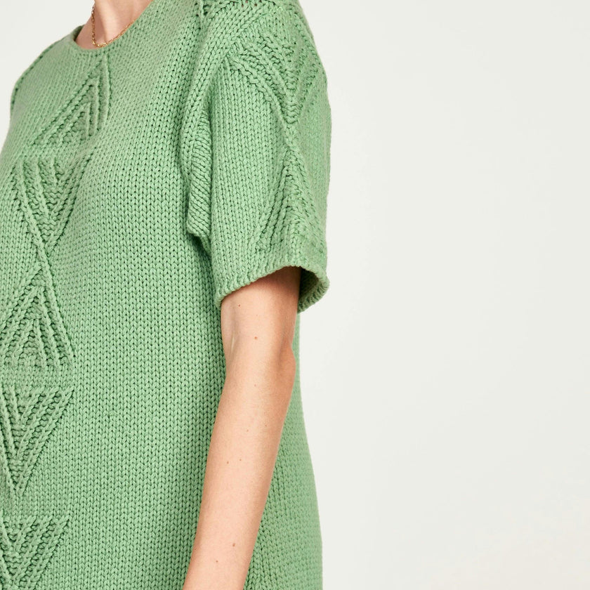 Osaka Short Dress, Green