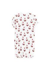 Santa Print Gown