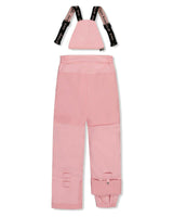 Two Piece Play Snowsuit Pink Minit Flower Print With Pink Pants