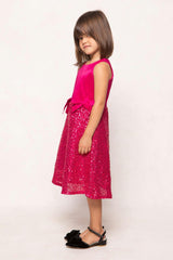 Mini Alexis Dress in Fuchsia
