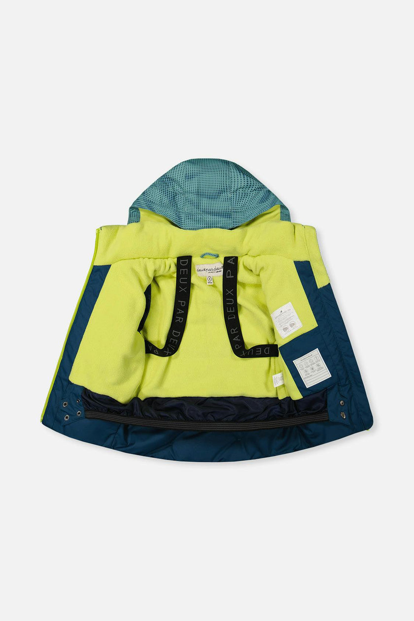 Two Piece Play Snowsuit Greyish Blue And Navy With Greyish Blue Pants