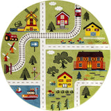 Carousel Kids Easton Rug, Green