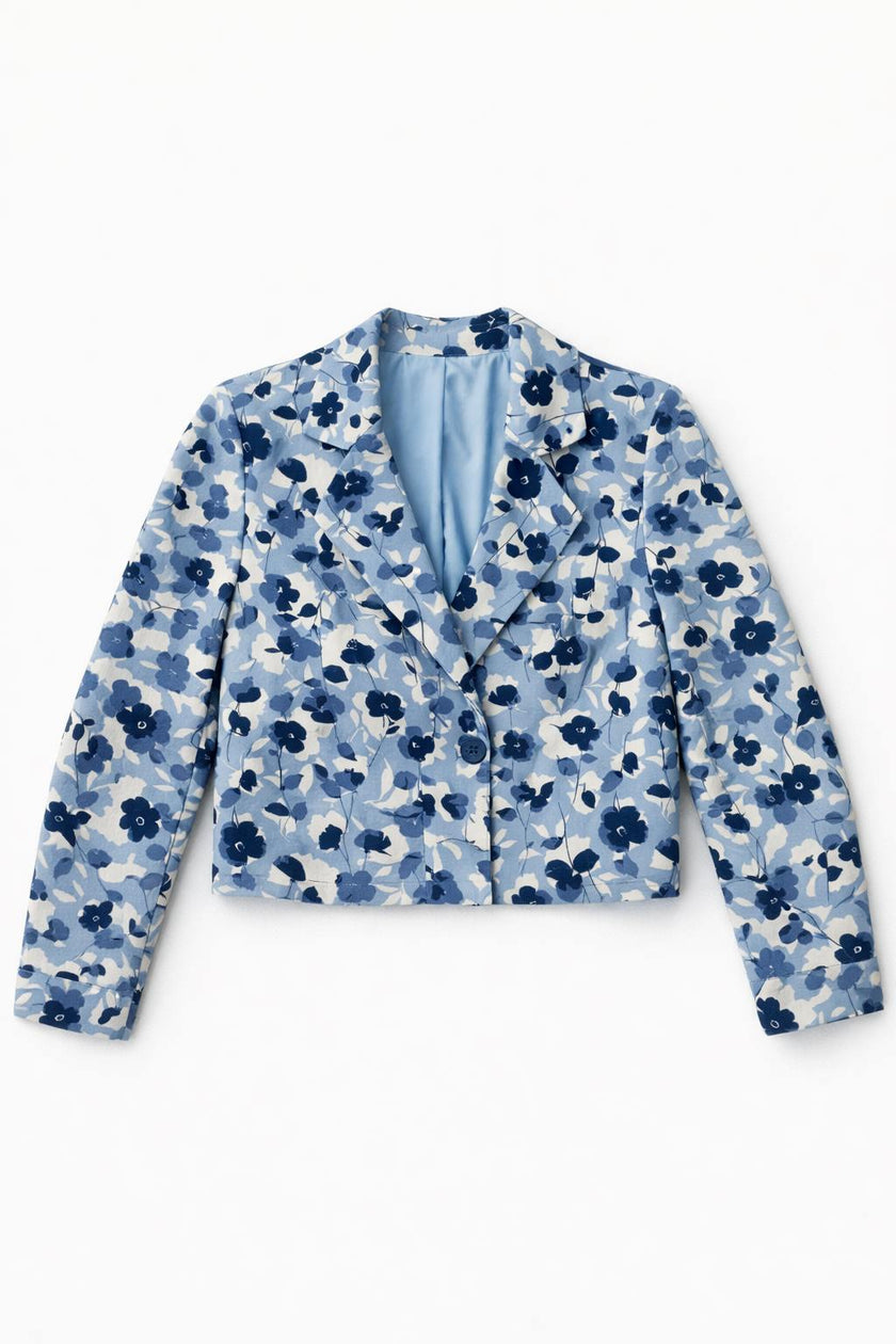 FLORAL BLAZER