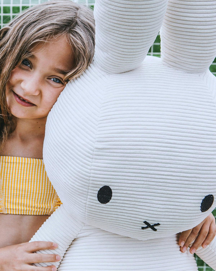 Plush Miffy Corduroy Offwhite 27.5"