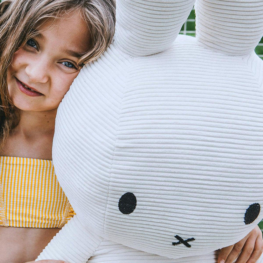Plush Miffy Corduroy Offwhite 13"
