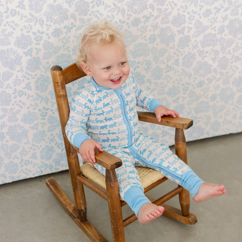 Little Hopper Bamboo Zipper Romper