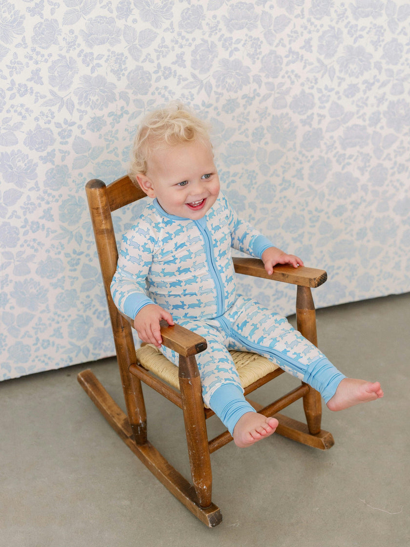 Little Hopper Bamboo Zipper Romper