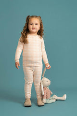 Brushed Rib Plaid 2Pc Set