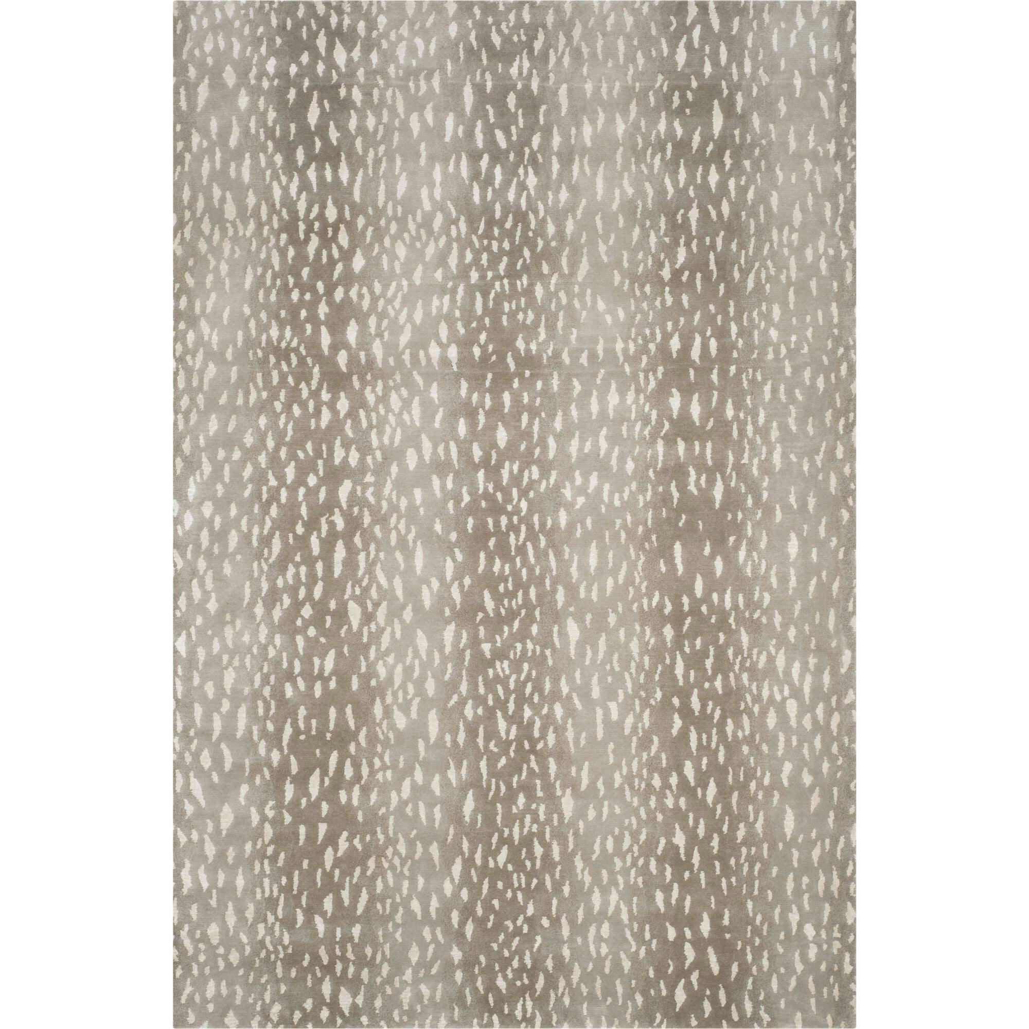 Tibetan Knox  Rug, Grey