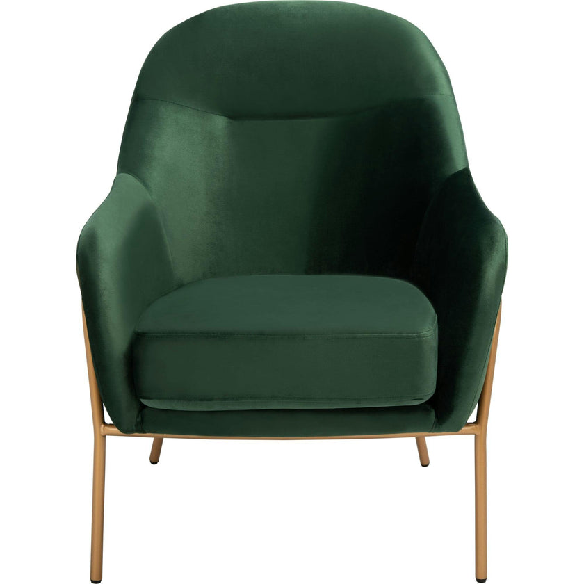 Eleazer Velvet Accent Chair