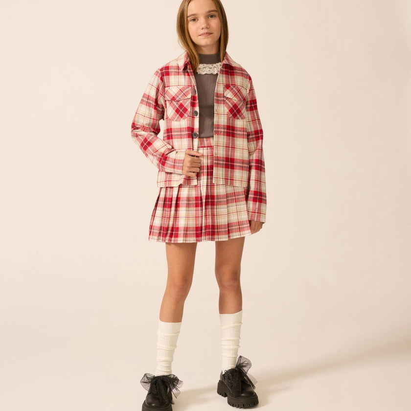 Flannel Shirt in Jazzberry Plaid
