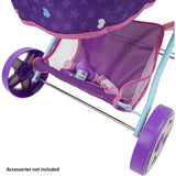 509 Mermaid Doll Pram - Purple & Teal