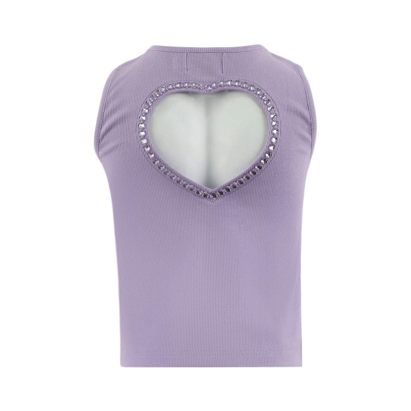 Lavender Crystal Heart Tank