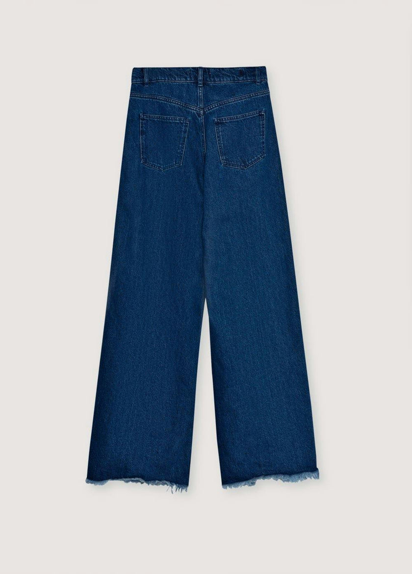 TNS Denim Extra Wide Woman Pant Indigo Denim