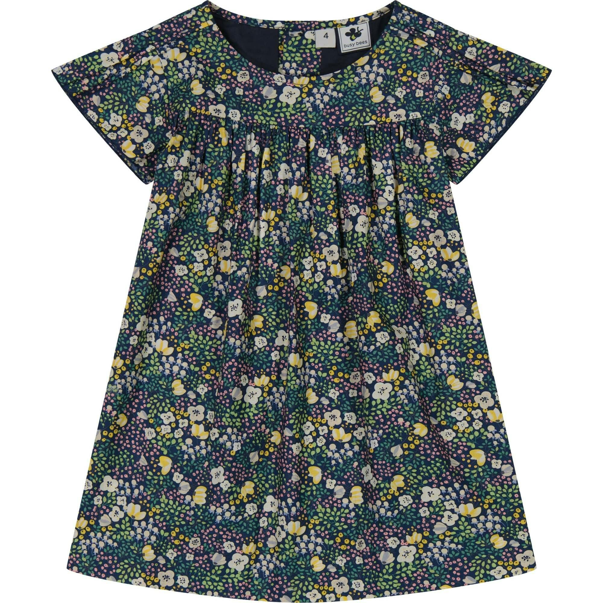 Olivia Girls A Line Dress, Multi
