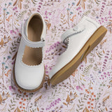 Mary Jane | White Leather