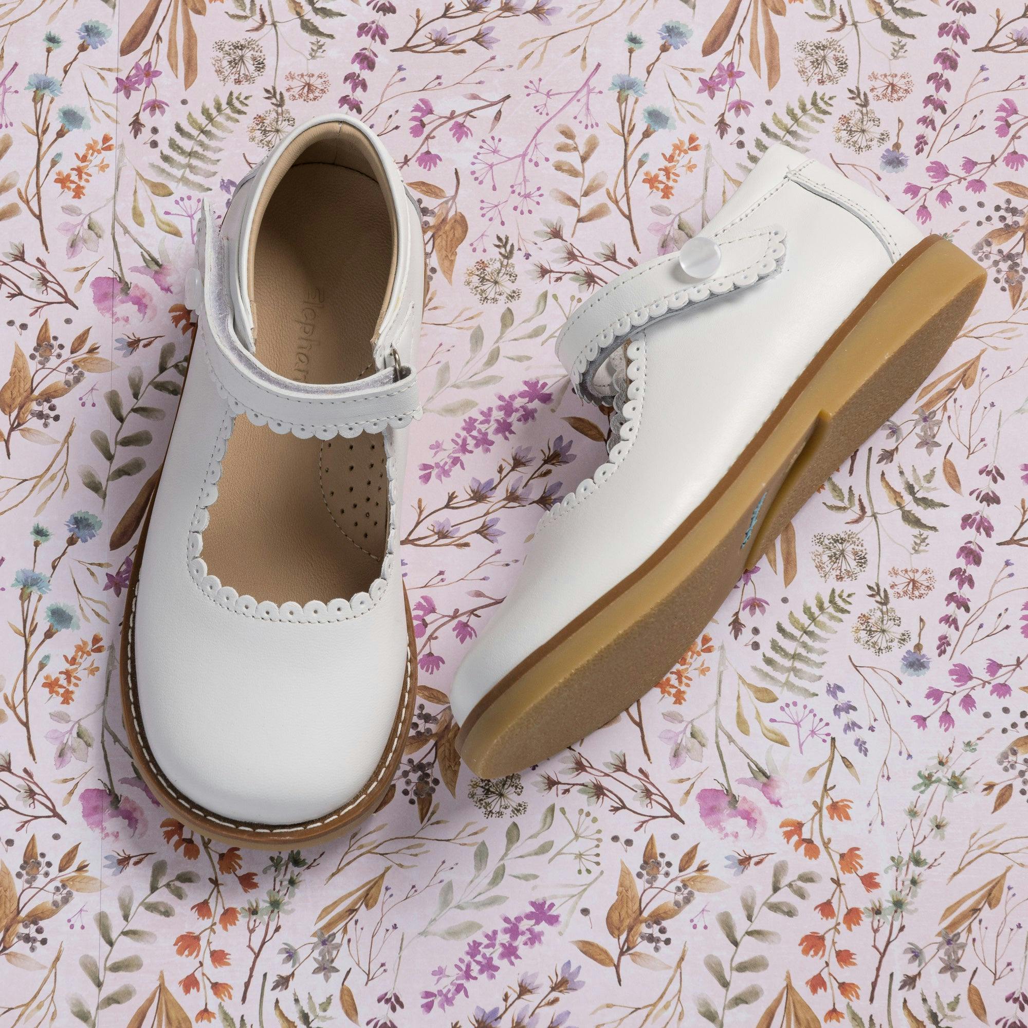 Mary Jane | White Leather