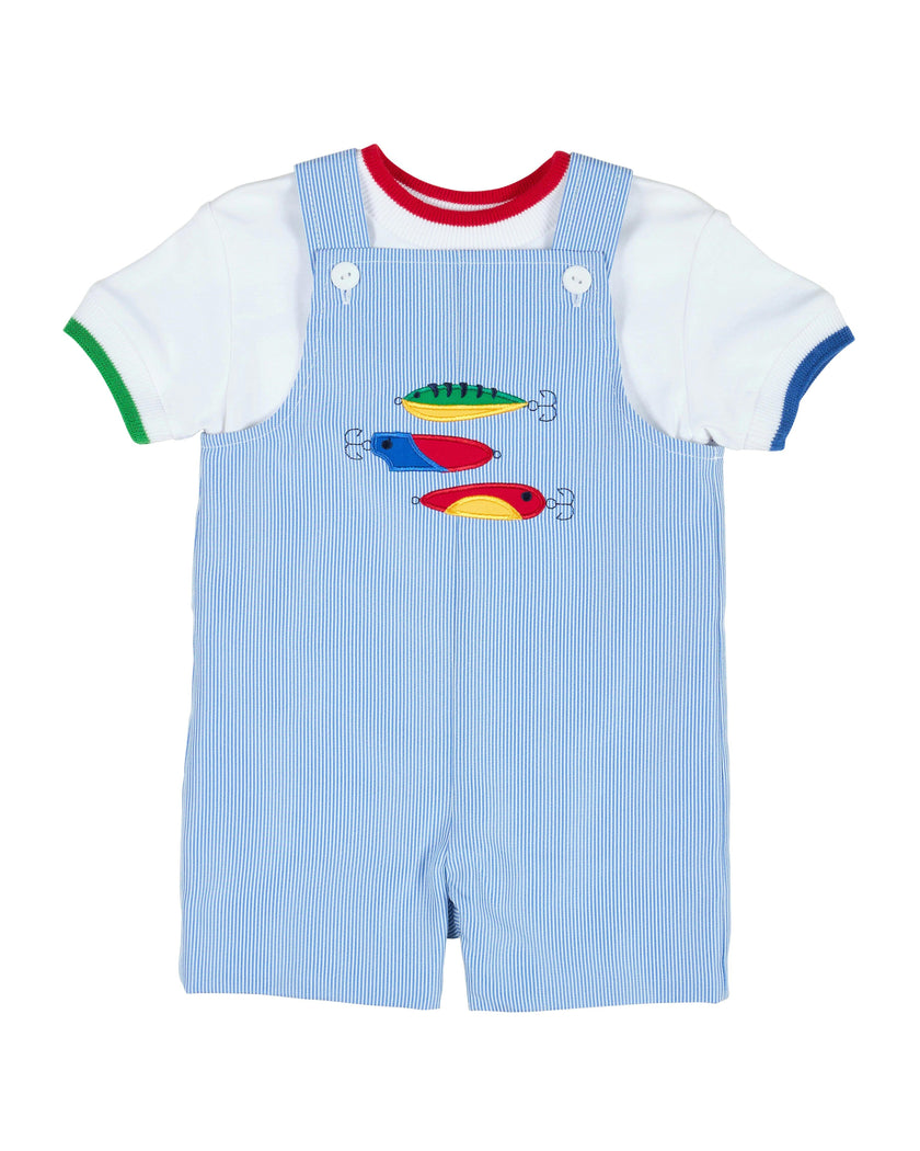 Junior Cord Shortall With Fishing Lures