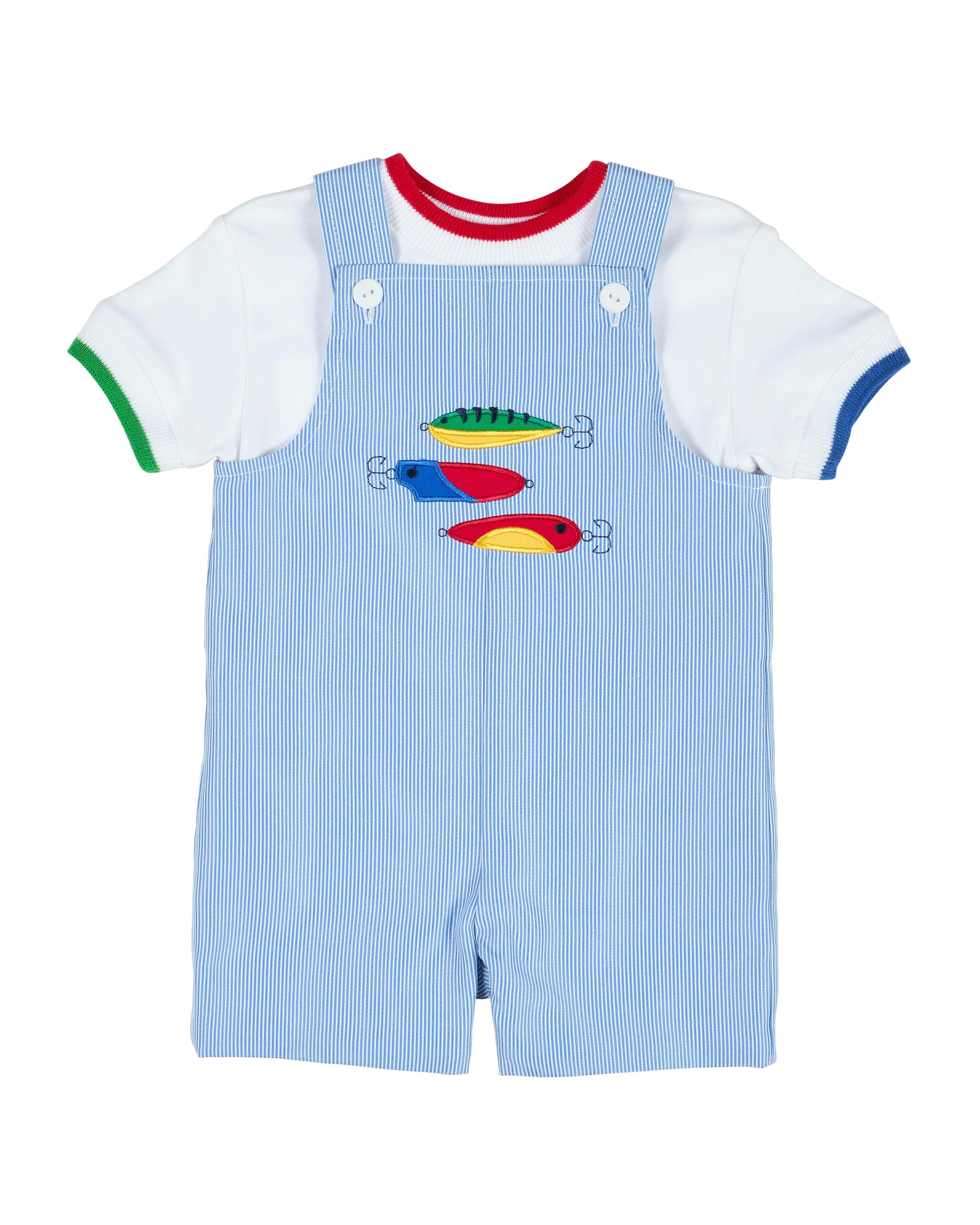Junior Cord Shortall With Fishing Lures