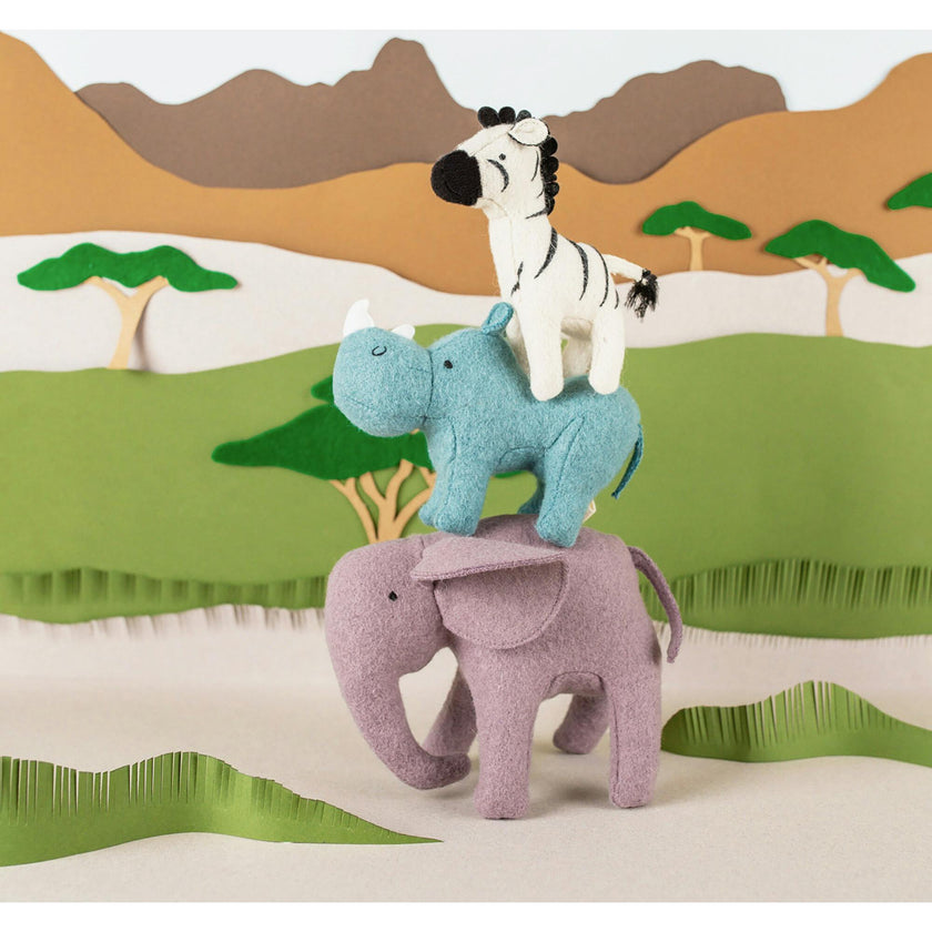 Holdie 3-Friends Animal Toy Set