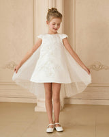 White Embroidered Briavelle Dress