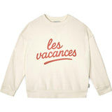 Mipounet SS26 Les Vacances, Sweatshirt Ecru