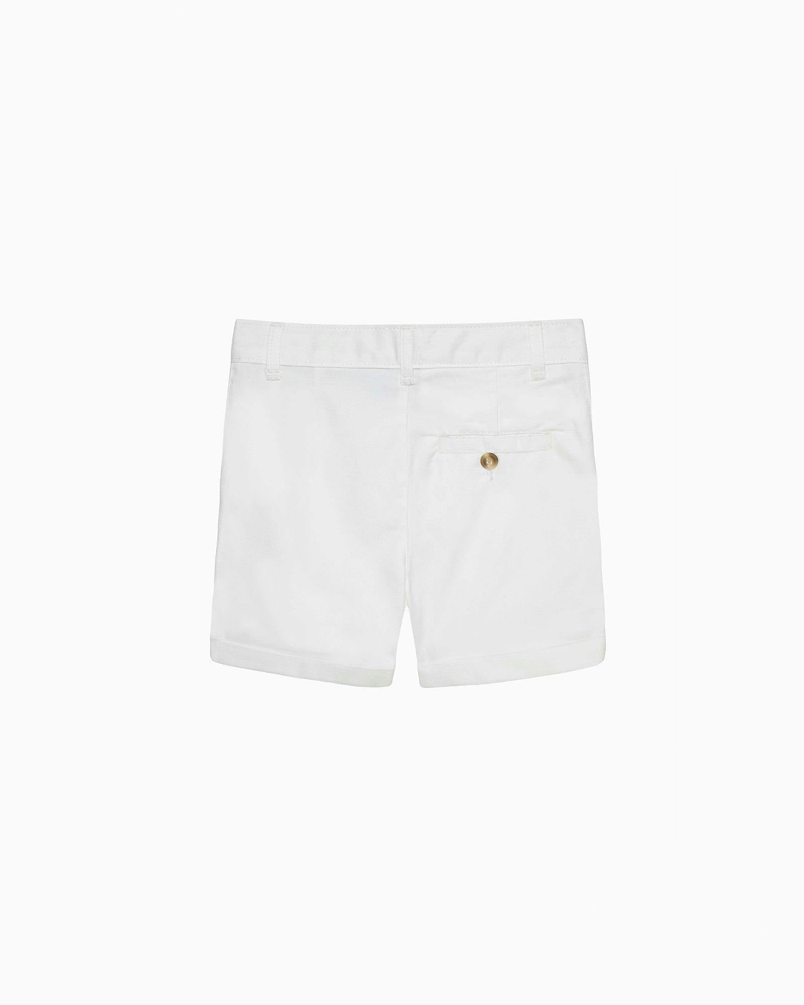 Charlie Chino Shorts in White
