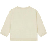 BONTON Nina Tulip Hearts Baby Cardigan - Ecru