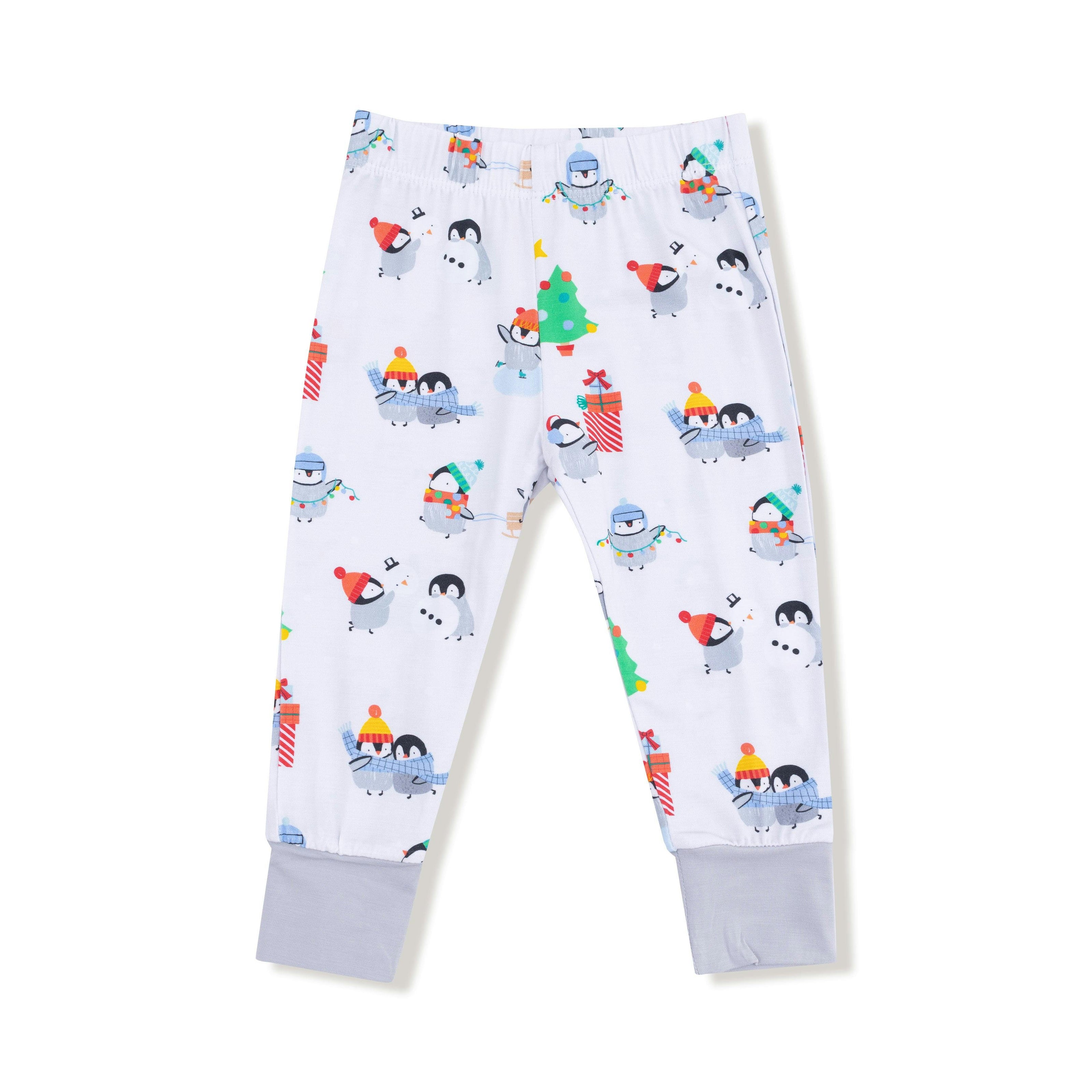 Holiday Penguins - Long Sleeve Loungewear Set