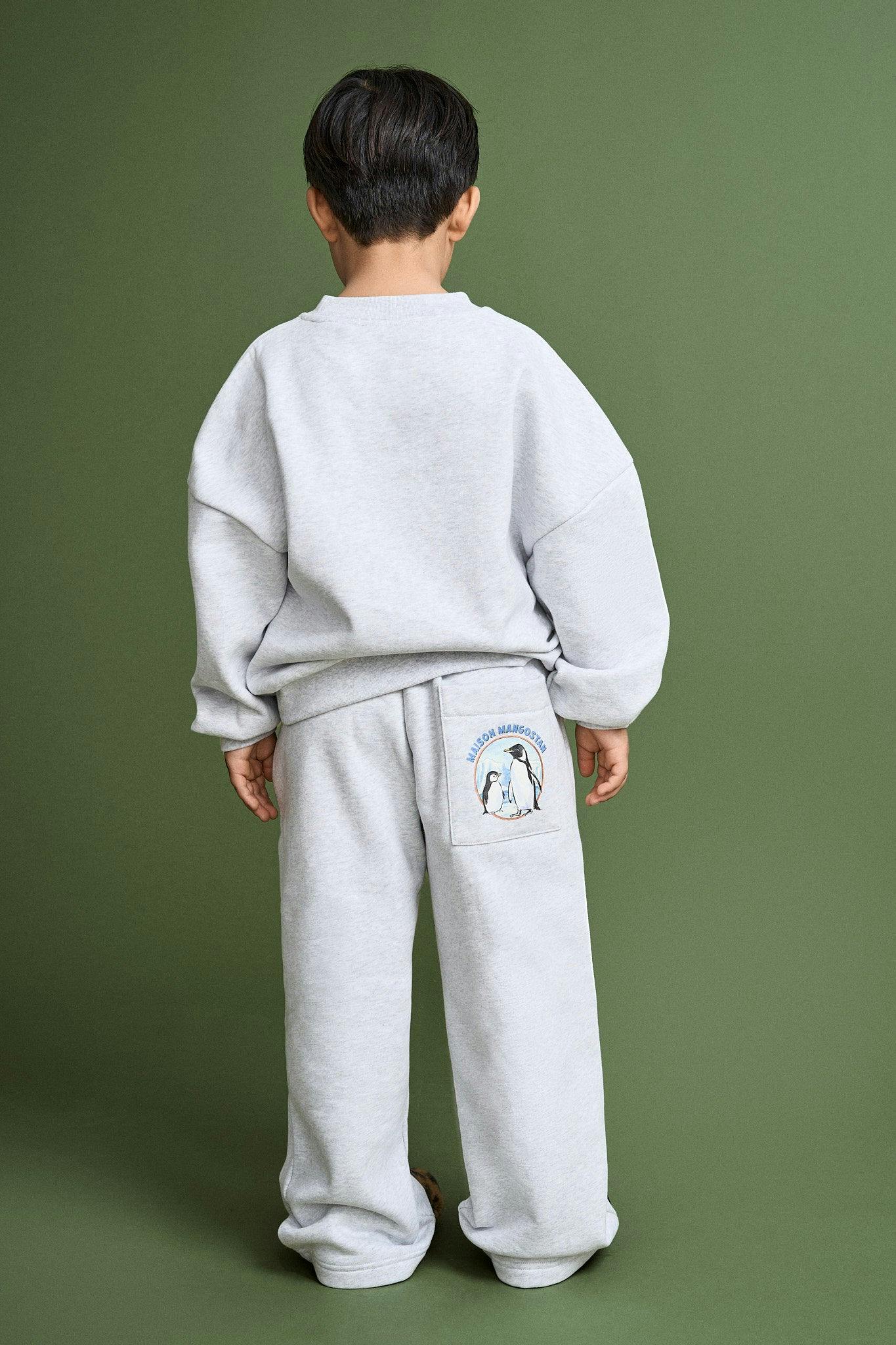 PENGUINS SWEATPANT GREY MELANGE