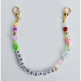 Awesomesauce 10" Beaded Bag Chain with Clips