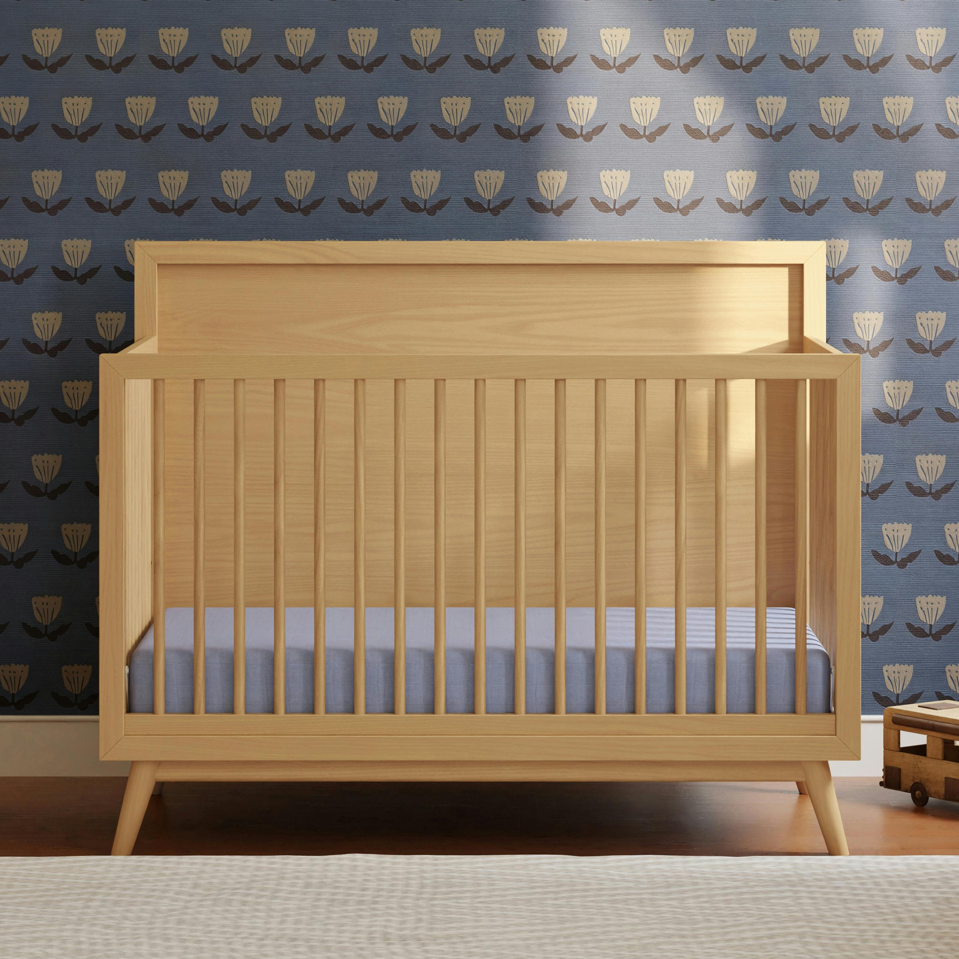 Palma 4-in-1 Convertible Crib with Toddler Bed Conversion Kit
