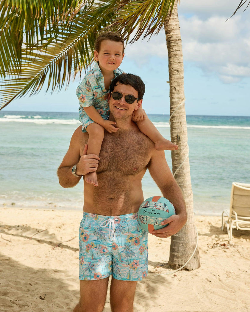 The BVIs - Boys Hawaiian Shirt